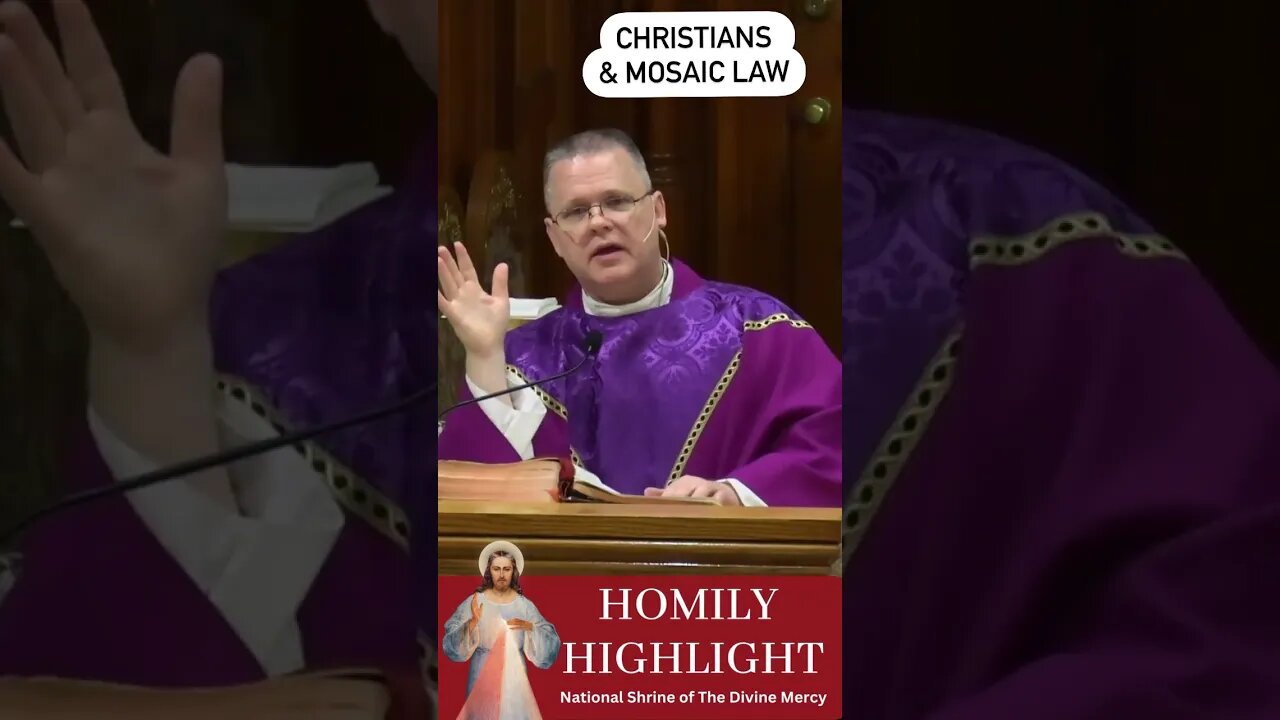 Why Christians are not obligated to follow certain Jewish laws #homilyhighlight #frchrisalar #di