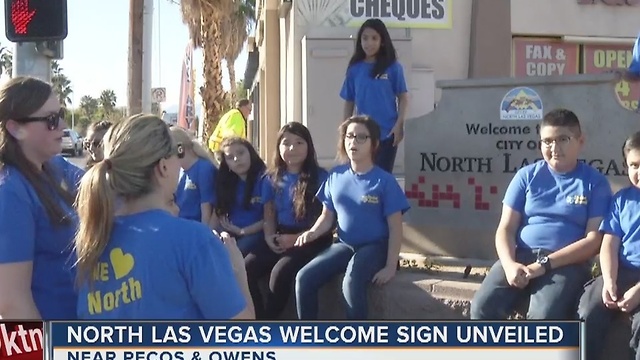 Welcome to North Las Vegas sign gets a makeover