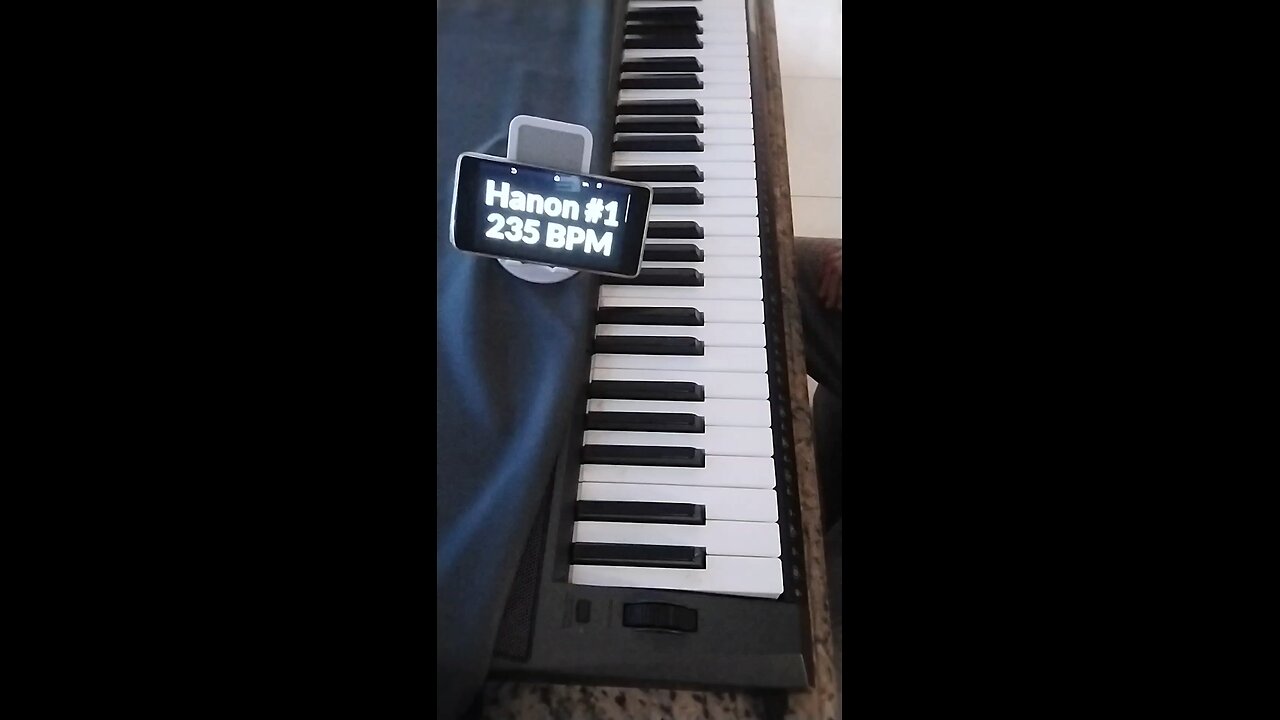 Hanon #1 235 bpm 2024-08-17