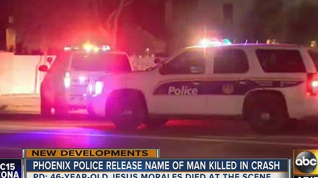 Phoenix police release name of man killed in early morning crash