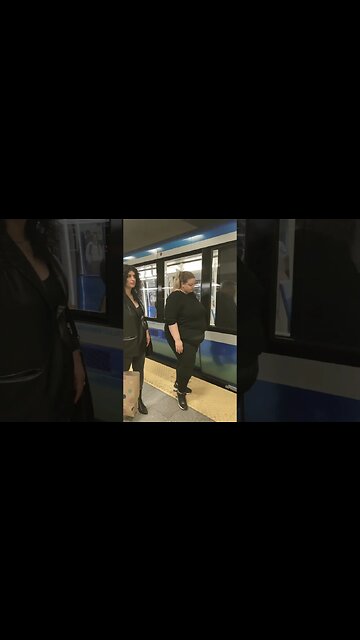 Beri UQAM evening passenger crowd