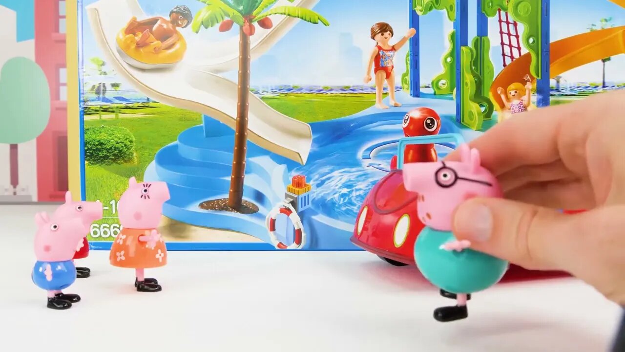 163 8🔴¡Aprende los Palabras con Nueva Piscina de Peppa Pig!🔴 ¡Video para Niños!