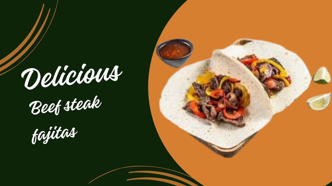 Beef steak fajitas are awesome after they are finish being cooked