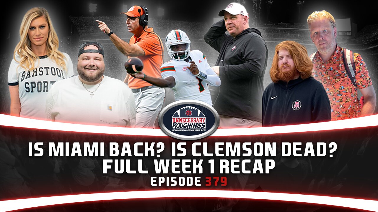 IS MIAMI BACK? IS CLEMSON DEAD? FULL WEEK 1 RECAP