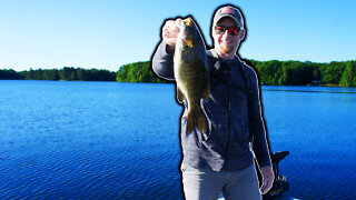 Catching a Pack of Smallmouth Bass Under our Boat (Awesome Wisconsin Fishing!)