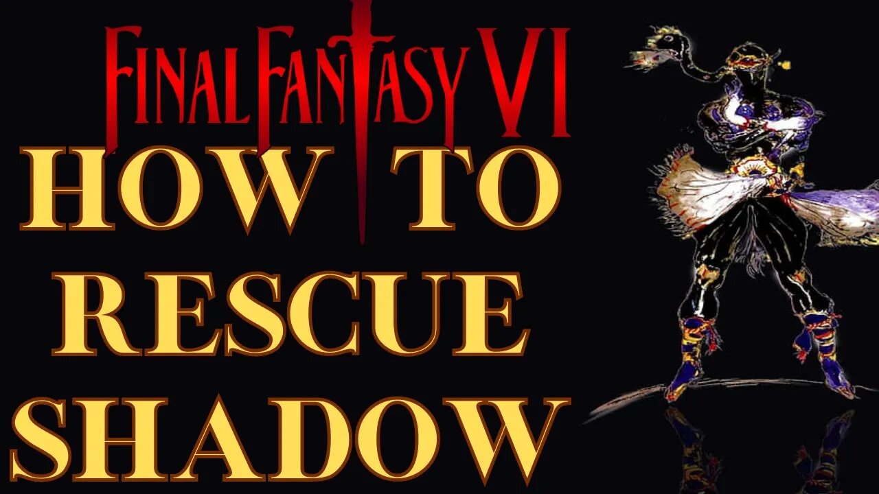 Saving Shadow Final Fantasy VI