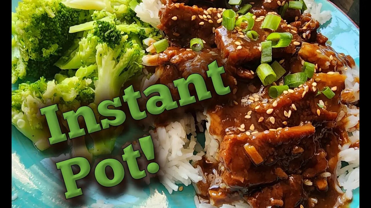 Kitchen Time: Instant Pot Mongolian Beef!!