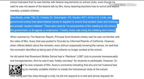Teacher Caught Recruiting Vulnerable Children For LGBT Cult