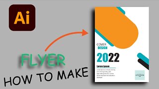 How to make a Business Flyer Template Graphic Design Adobe Illustrator cc 2022