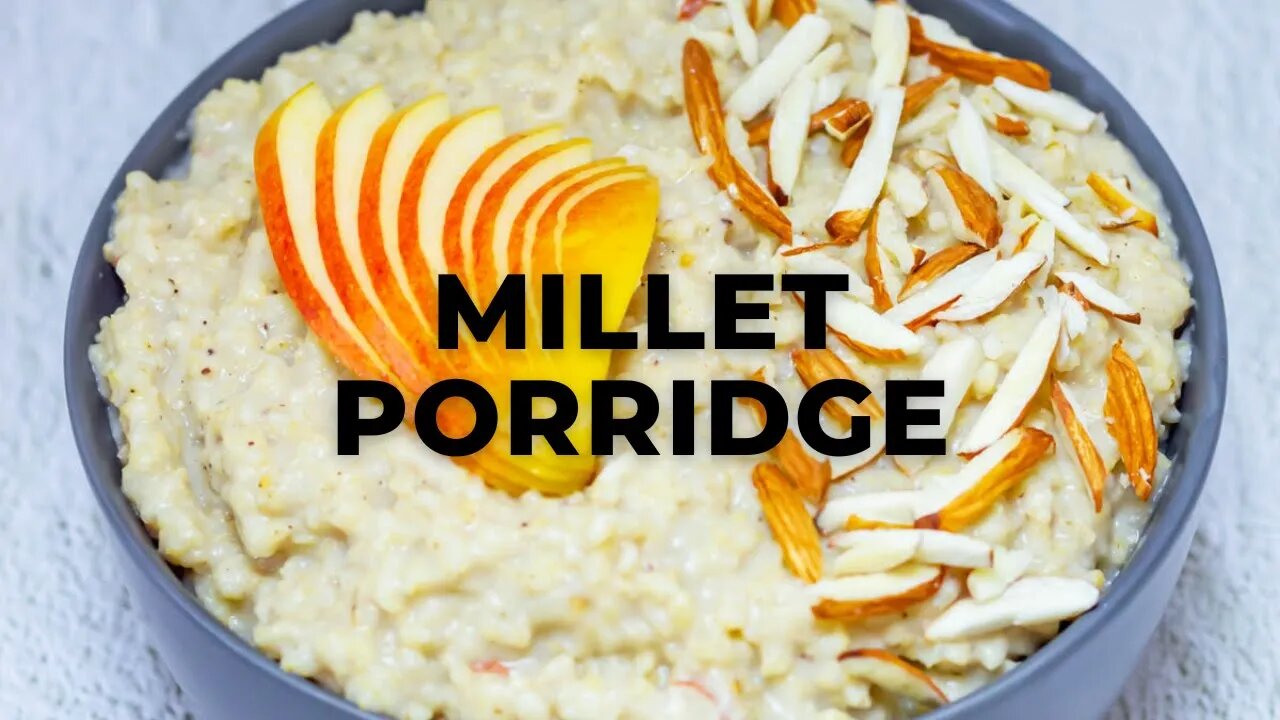 INSTANT POT MILLET PORRIDGE l VEGAN AND GLUTEN FREE PORRIDGE - Flavours Treat