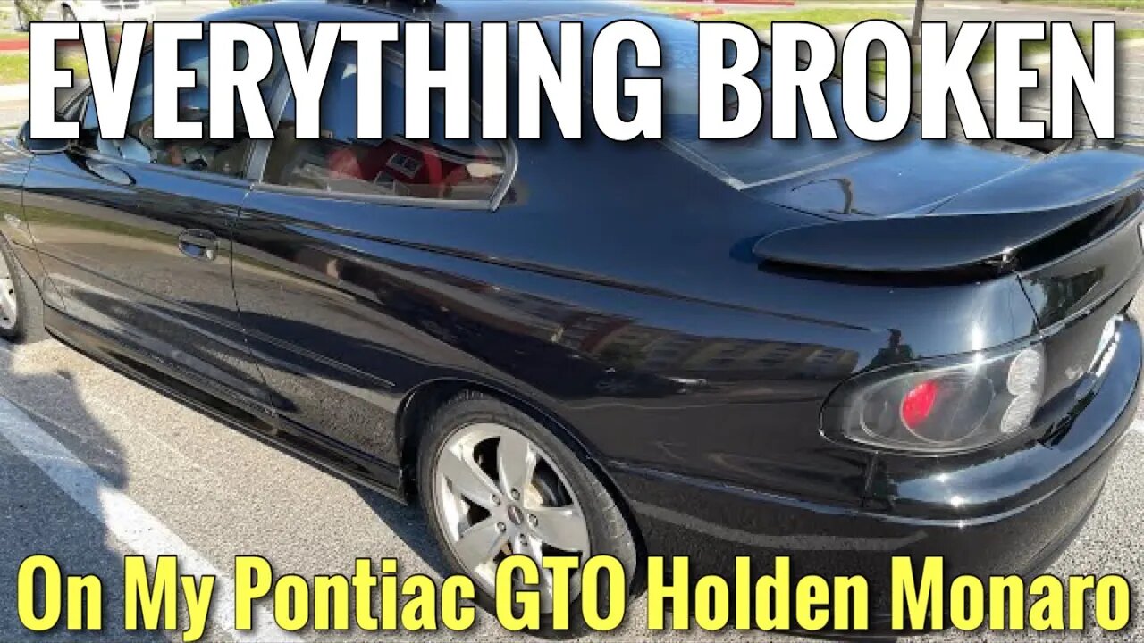 Everything Wrong With The @AutoAuctionRebuilds Pontiac GTO Holden Monaro