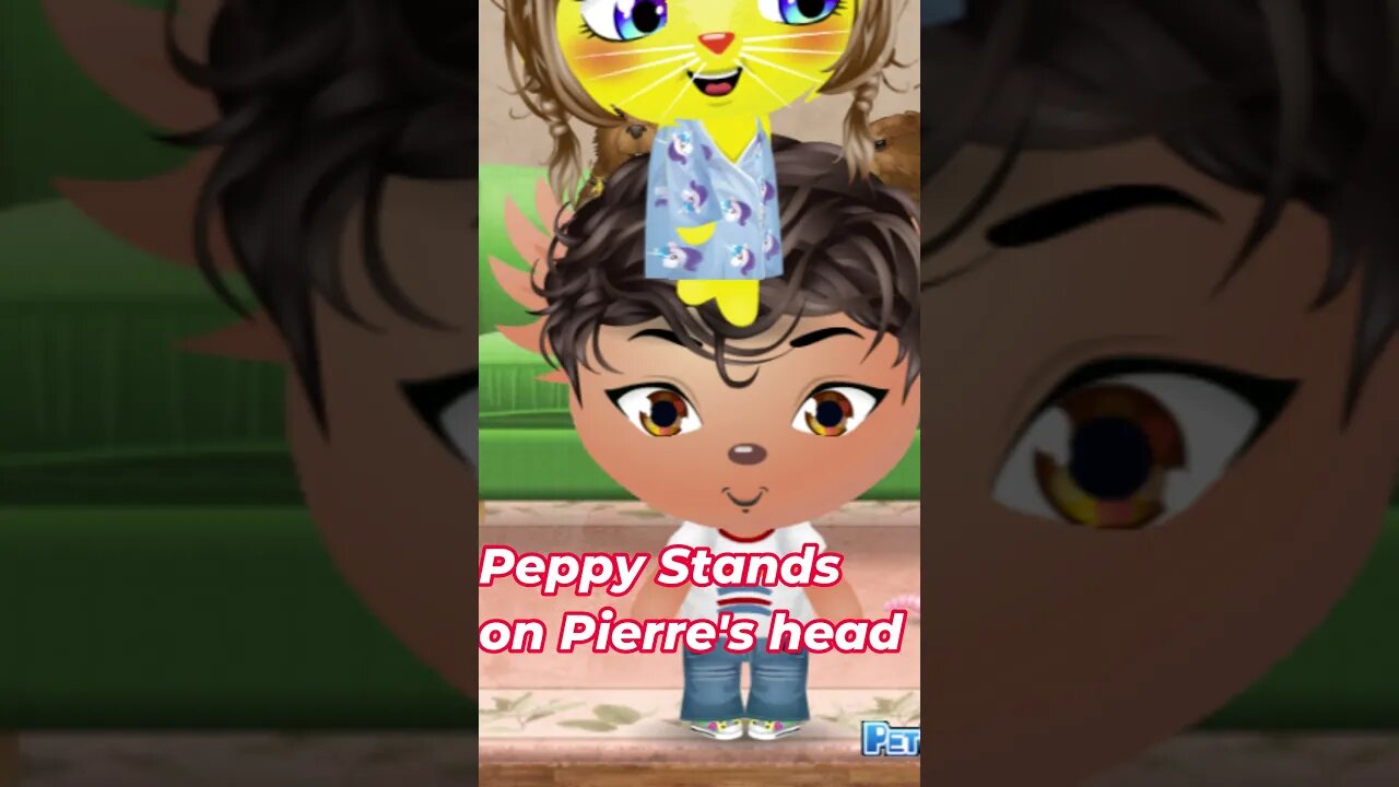 Peppy Stands On Heads #Shorts 😎