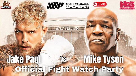 Jake Paul vs Mike Tyson Official Fight Watch Party