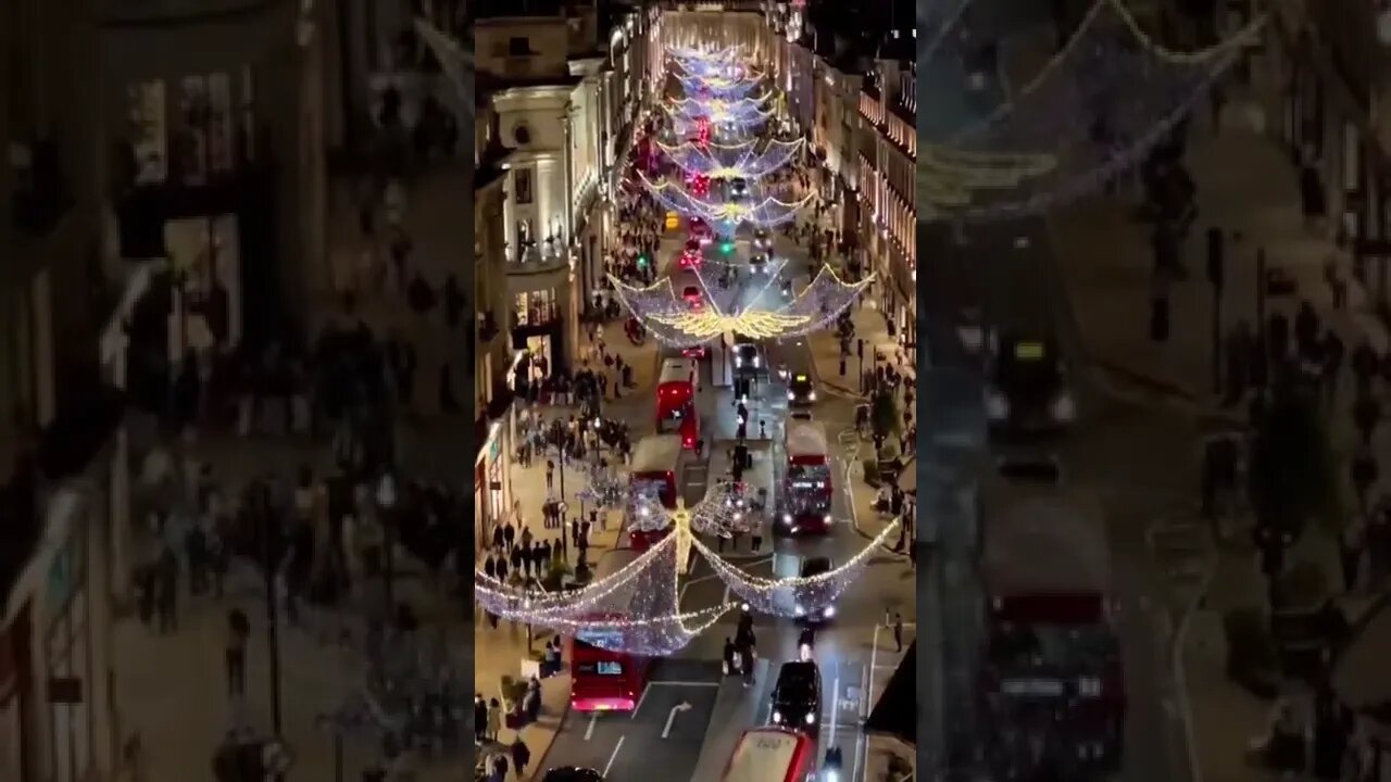 Christmas magic on Regent Street in London