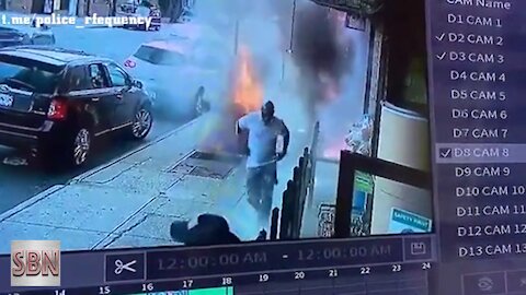 Man Miraculously Manages to Walk Off After Strolling Into an Exploding Sidewalk Grate - 2710
