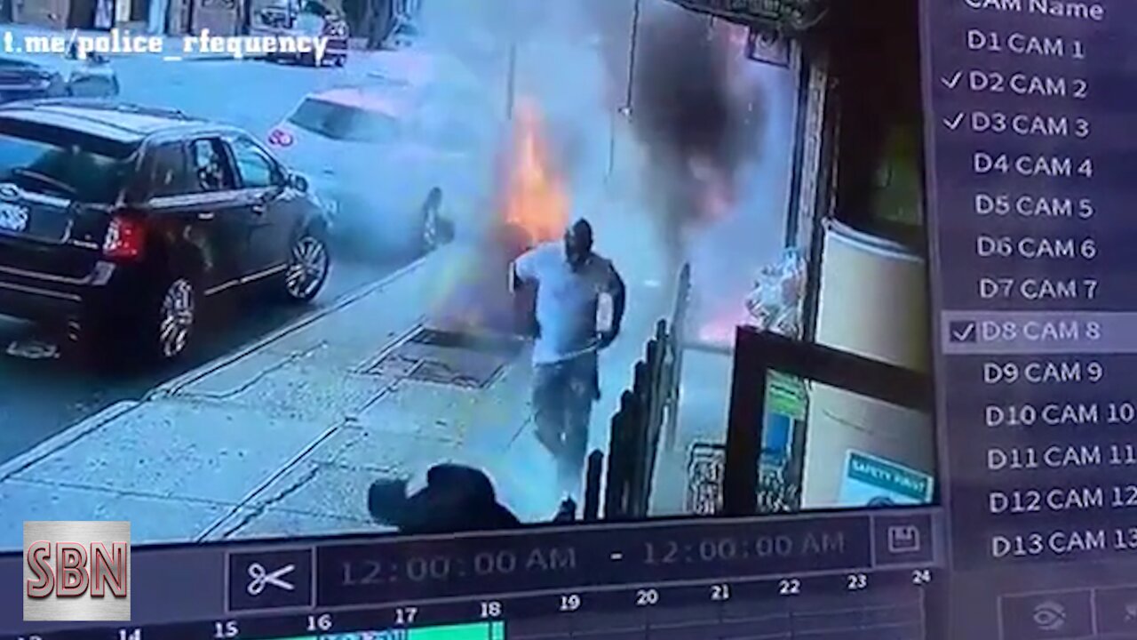 Man Miraculously Manages to Walk Off After Strolling Into an Exploding Sidewalk Grate - 2710