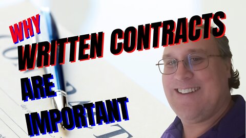 Why Written Contracts Are Important