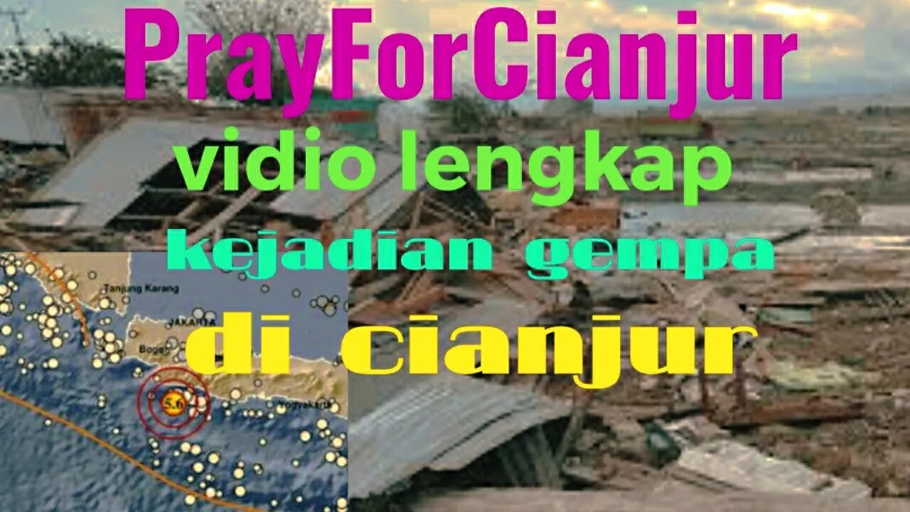 PrayForCianjur gempa 5,6sk senin 13:21 | vidio lengkap terjadinya gempa