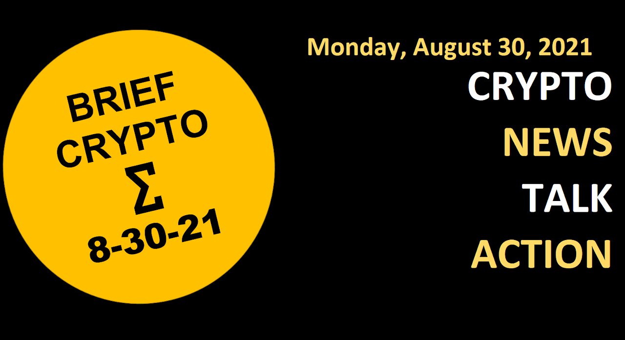 Crypto News Talk Action 30 August Bitcoin BTC Ethereum ETH Cardano ADA Solana SOL DOT