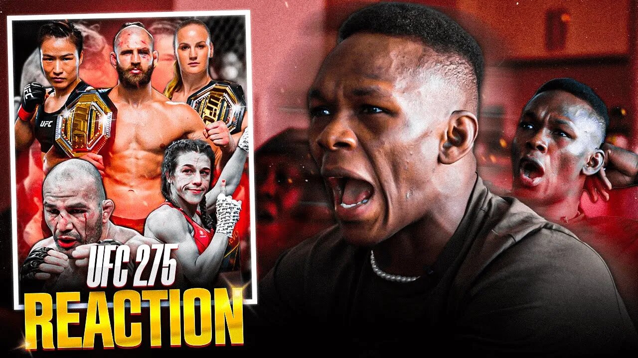 Israel Adesanya Reacts to INSANE UFC 275 PPV