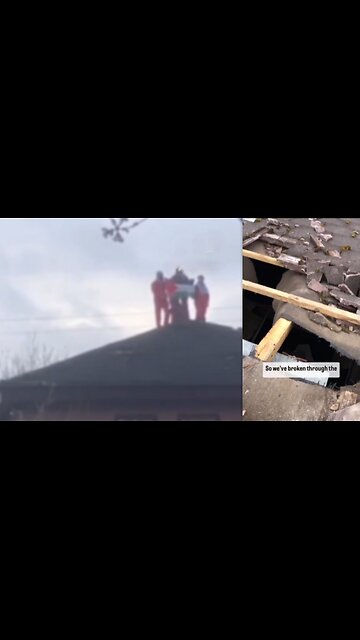 Protesters Break Through the Roof of Teledyne's Weapons Factory in Shipley, Bradford