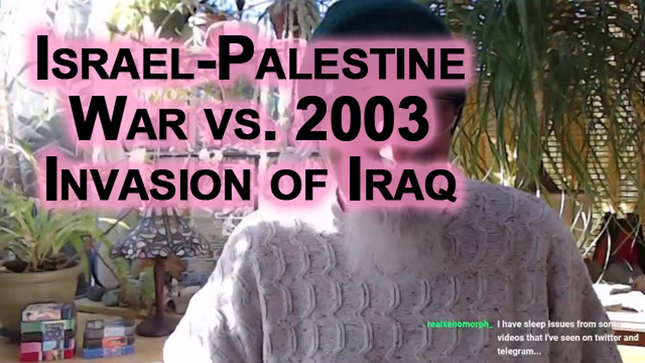 Israel-Palestine War Is Very Different Than What Took Place During the Invasion of Iraq in 2003