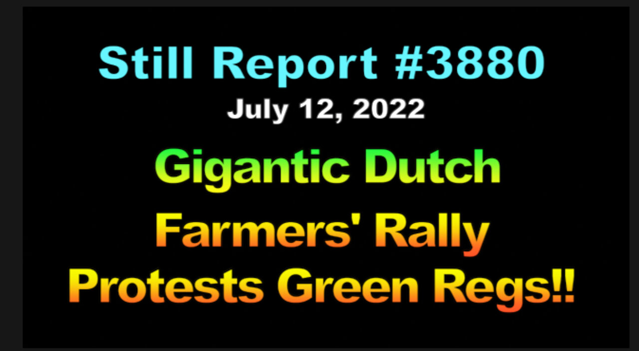 Gigantic Dutch Farmers' Protest Green Regs, 3880