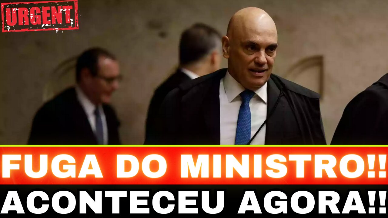 URGENTE!! FUGA DE MORAES!! NOTÍCIA EXPLODE NO BRASIL!! TENSÃO TOTAL...