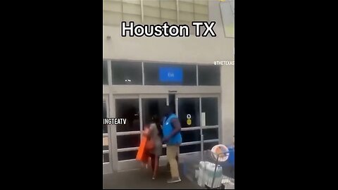 Walmart employee stops a female shoplifter