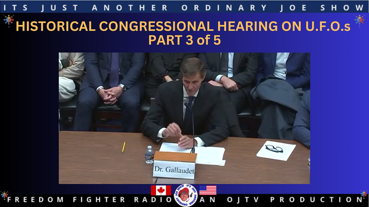 2nd Historic U.S. Congress U.F.O. Hearings 2024 - Part 3