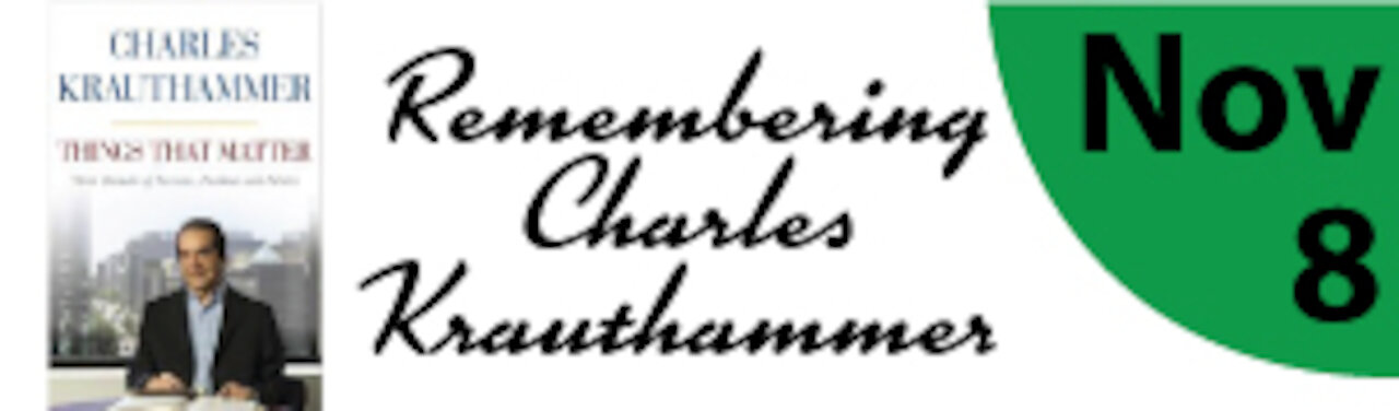 Remembering Charles Krauthammer