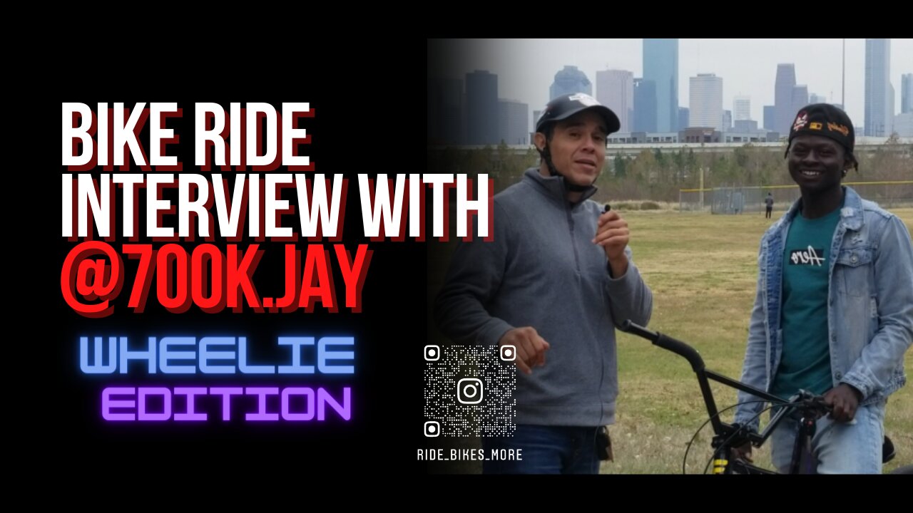 Bike Ride Interviews With @700k.jay | Cycling Show | Bicycle Podcast |Wheelie Kids