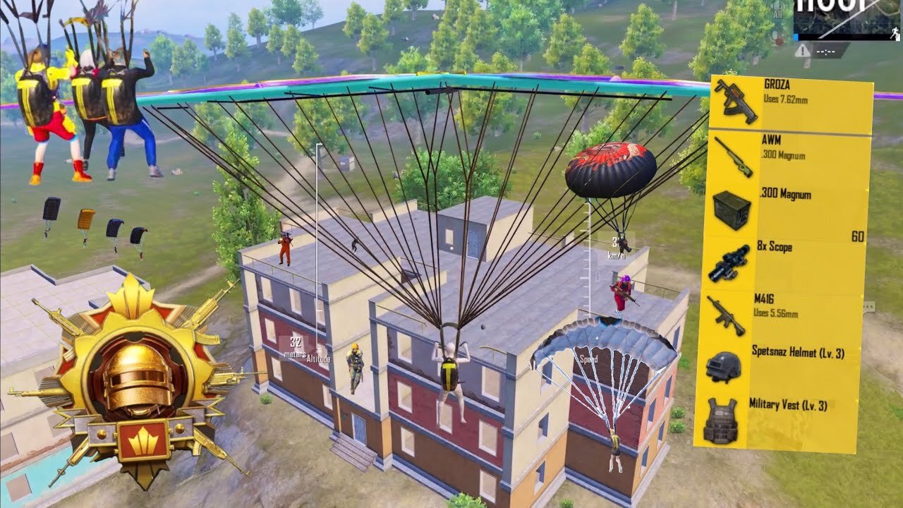 PUBG MOBILE REALLY MY BEST LANDING EVER in APARTMENTS PUBG Mobile