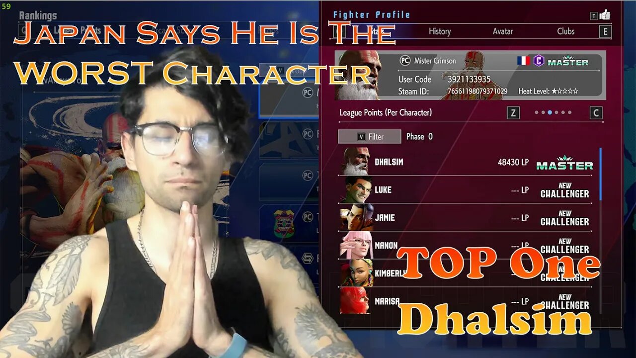 Street Fighter 6 | Number One Dhalsim Shows Us How Rushdown He Is