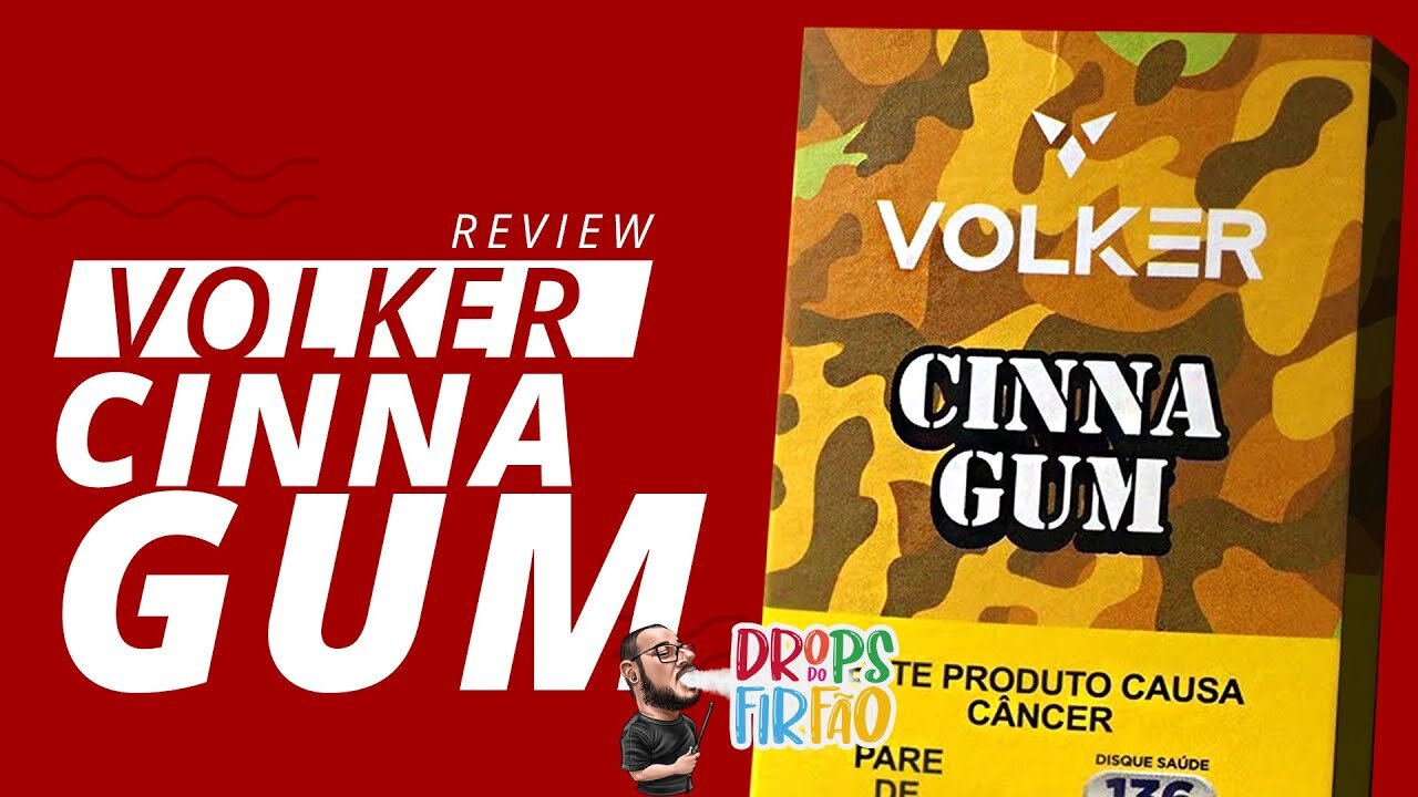 Review Volker Cinna Gum: Chicletes de Canela - Drops do Firfão #9