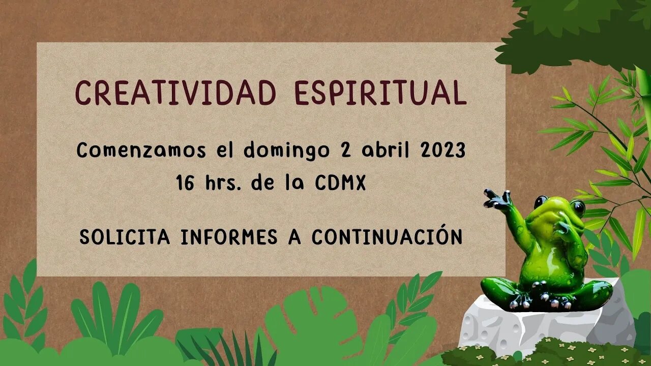 PROMO UNO: CREATIVIDAD ESPIRITUAL