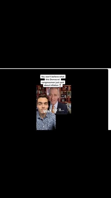 WHAT did this Democrat congressman just say about inflation? 🤦🏻‍♂️ #shorts