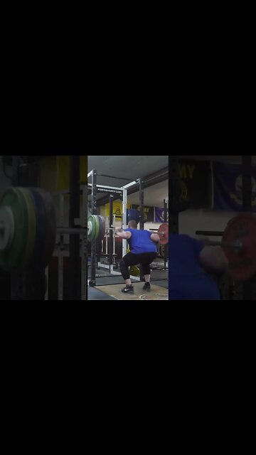170 kg / 375 lb - Back Squat 5 reps