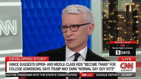 Anderson Cooper Playing Stupid About Difference Between A Normal And Not Normal Gay Person Backfires