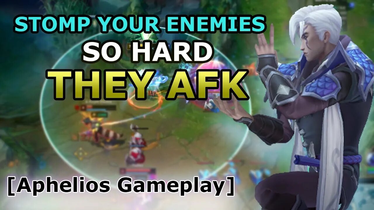 Unbelievable Trick to Make Your Enemies Disappear !!! [Aphelios Gameplay]