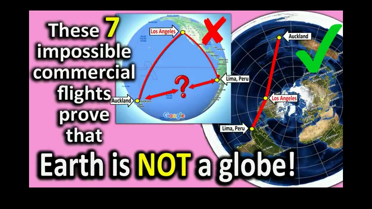 seven impossible commercial flights proving earth is not a globe