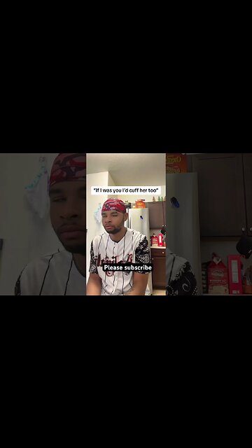 When they say they'd cuff her if they were you… TikTok funny side eye react joke's short