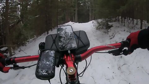 Snow Biking on the Esky Trails ( Framed Minnesota 2.2 )