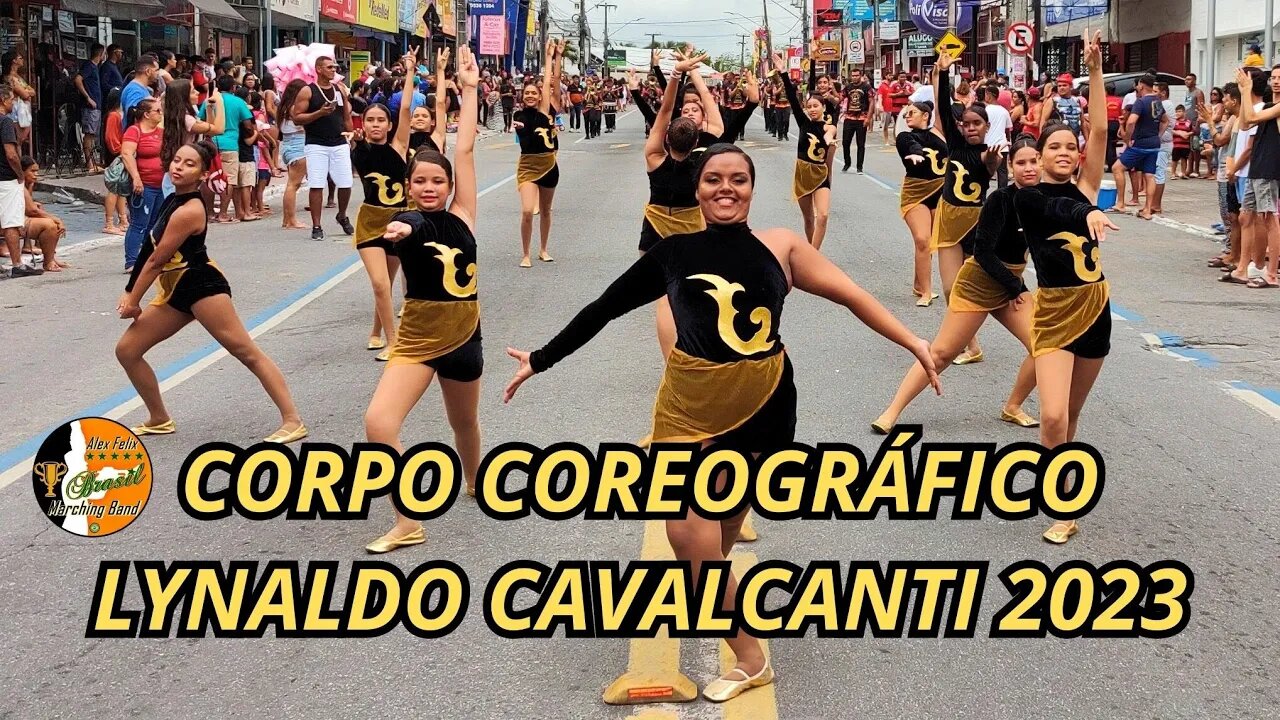 CORPO COREOGRÁFICO 2023 - BANDA MARCIAL LYNALDO CAVALCANTI 2023 - DESFILE CÍVICO 2023 MANGABEIRA-PB.