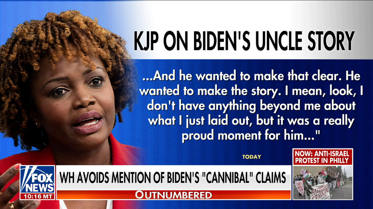 White House Refuses To Address Biden's 'Cannibal' Claim