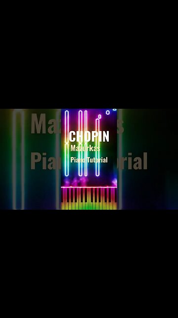 Chopin - Mazurkas Piano Tutorial. #shorts #pianotutorial #learnpiano