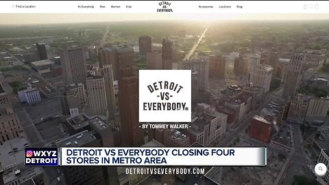 Detroit vs Everybody closing four stores in metro area