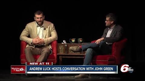 Andrew Luck and John Green talk about their love of reading