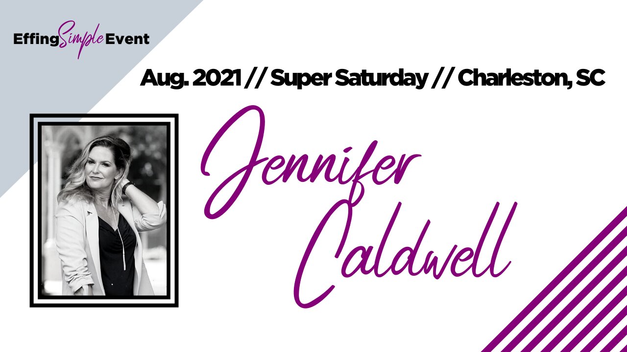 Jennifer Caldwell // Super Saturday 8/7/21 Charleston, SC