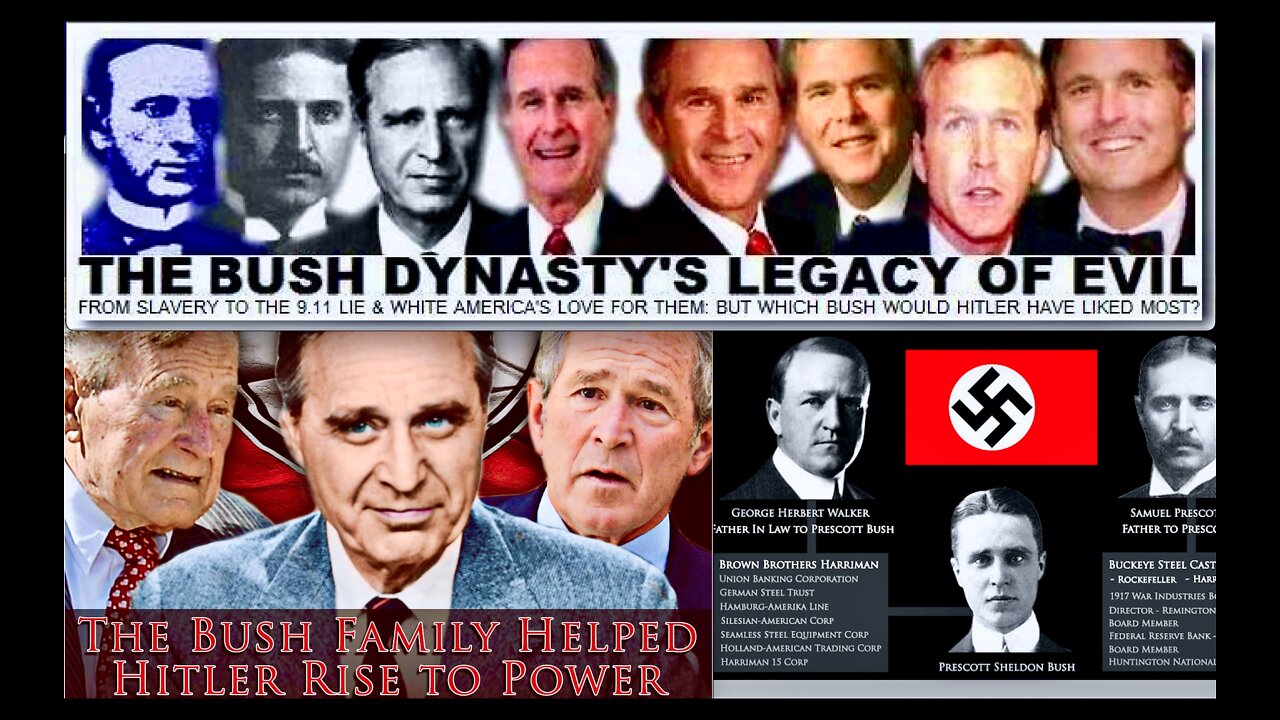 Prescott Bush Funded Hitler Barbara Bush Was A Man Big Mike Michelle Obama Is A Man Nazi Bush Family